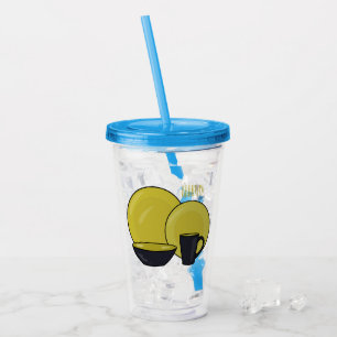 Beispiel für das Set von Tableware Cartoon Acryltrinkbecher