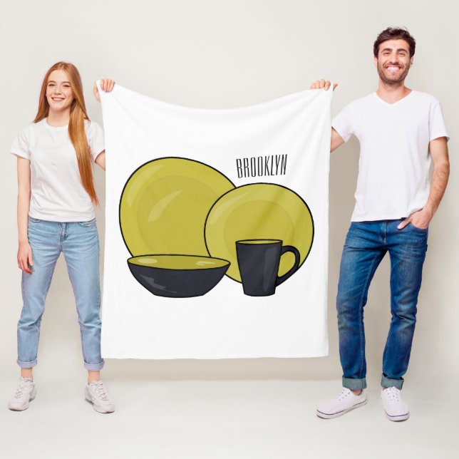 Beispiel für das Set von Tableware Cartoon Fleecedecke (Beispiel)