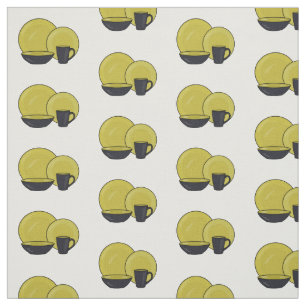 Beispiel für das Set von Tableware Cartoon Stoff
