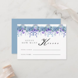 Beispiel für die Floral Garden Brautparty Game Car Platzkarte