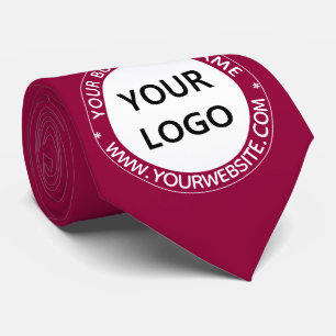 Beispiel für die Krawatte von Firmenlogo und Textm