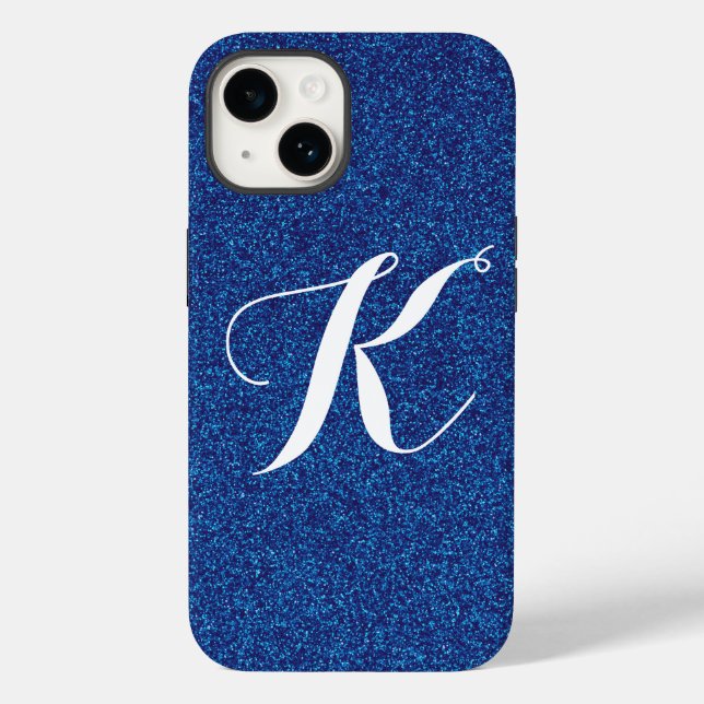Beispiel für ein benutzerdefiniertes Monogramm Blu Case-Mate iPhone Hülle (Rückseite)
