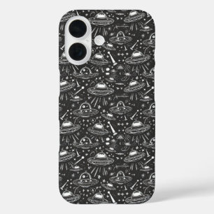 Beispiel für ein Raumschiff iPhone 16 Hülle