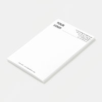 Beispiel für Firmenlogo Info Business Post-it®-Hin