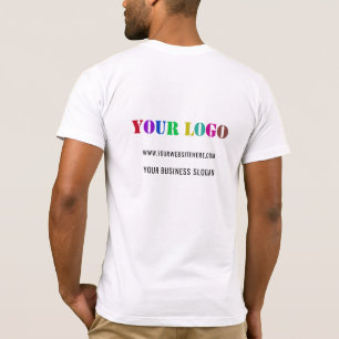 Beispiel für Ihr Firmenlogo und Text-T - Shirt
