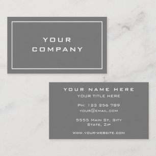 Beispiel für Ihre Design Business Card Visitenkarte
