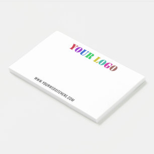 Beispiel für kundenspezifische Firmenlogos nach de Post-it Klebezettel