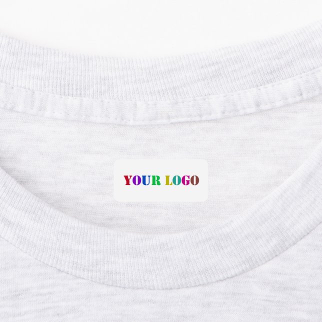 Beispiel für Logo-Firmenlogo Etiketten (Befestigt)