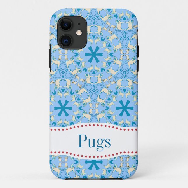 Beispiel für Mops Case-Mate iPhone Hülle (Rückseite)
