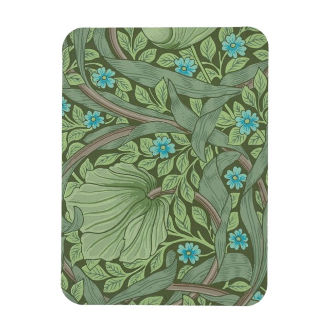 Beispiel für Wallpaper-Muster mit "Vergiss-Me-Nots Magnet (Vertikal)