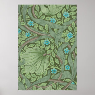 Beispiel für Wallpaper-Muster mit "Vergiss-Me-Nots Poster