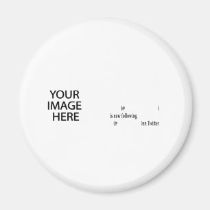 Beispiel im Anschluss an Twitter Bild und Text hin Magnet