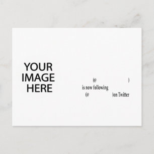 Beispiel im Anschluss an Twitter Bild und Text hin Postkarte