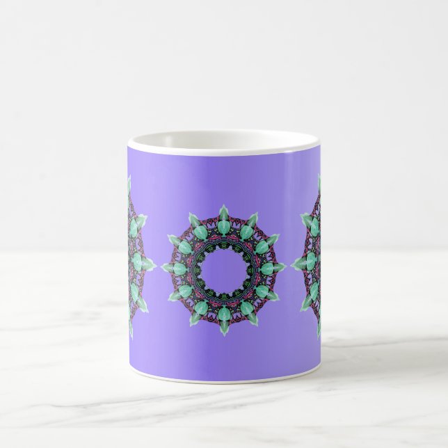 BEISPIEL NUR FARBgradienten - violett Kaffeetasse (Mittel)