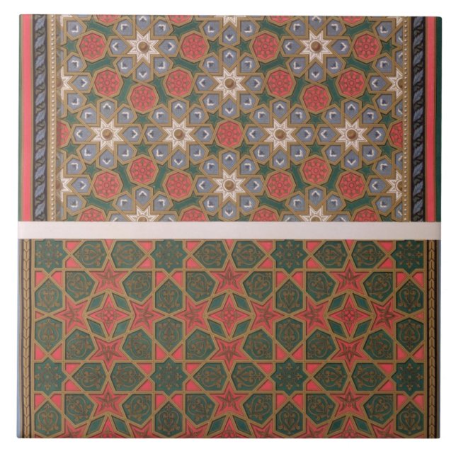 Beispiele der Deckendekorationen, 'von der Fliese (Vorderseite)