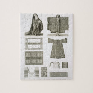 Beispiele der Silk und ägyptischen Kostüme, von Puzzle