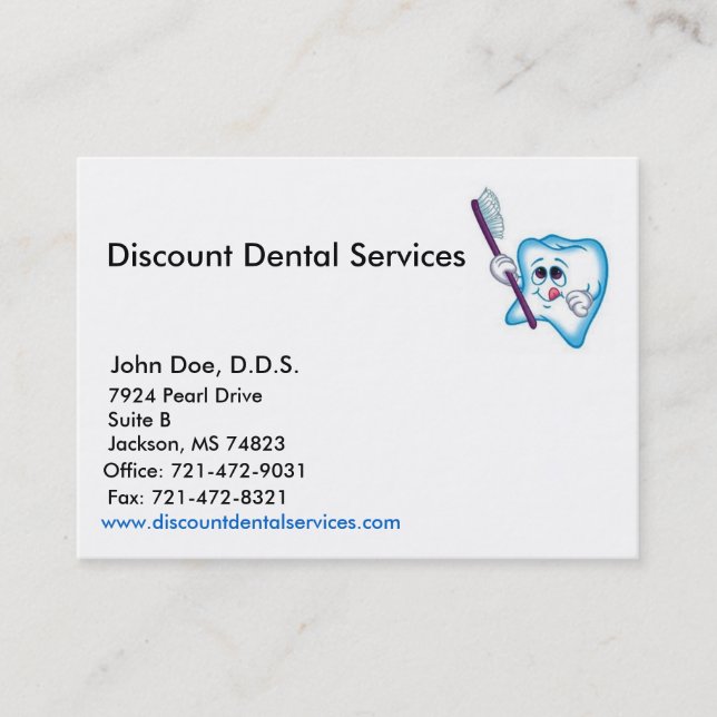 BeispielVisitenkarte Visitenkarte (Vorderseite)