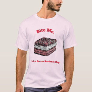 Beiß mich. Es ist Eiscreme-Sandwich-Tag. - Eiscrem T-Shirt