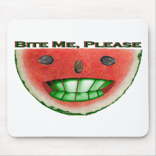 Beiß Mich Wassermelone Mousepad