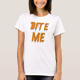 Beißen Sie mich Halloween T-Shirt