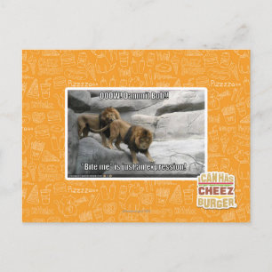 Beißen Sie mich ist gerade ein Ausdruck! Postkarte