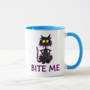 Beißen Sie mich! Katzen-Geschenk-Entwürfe Tasse