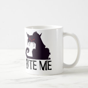 BEISSEN Sie MICH, lustige Katzen-Kaffee-Tassen Tasse