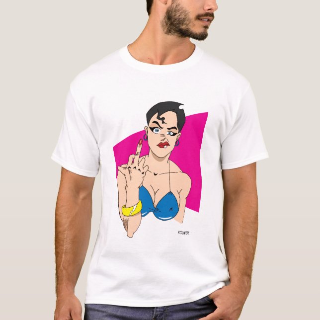 Beißen Sie mich T-Shirt (Vorderseite)