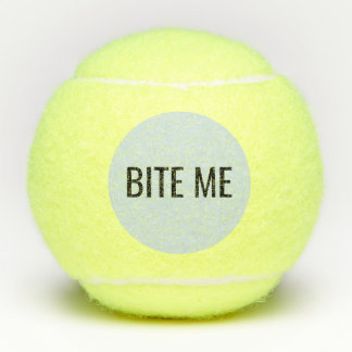 Beißen Sie mich Tennis Ball-Set von 3 Tennisbälle