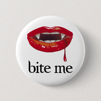 Beißen Sie mich Vampir Button