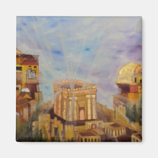 Beit Hamikdash Magnet (Vorne)