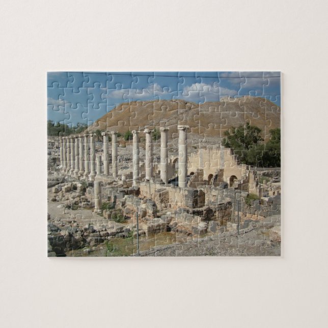 Beit Shean archäologischer Nationalpark in Israel Puzzle (Horizontal)