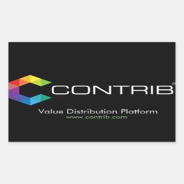 Beitragsaufkleber 1 rechteckiger aufkleber