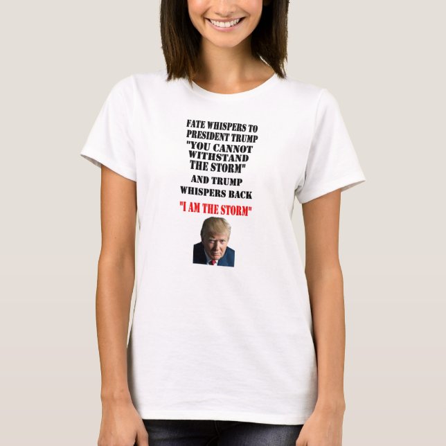 BEIWEISER AN PRÄSIDENT TRUMP T-Shirt (Vorderseite)