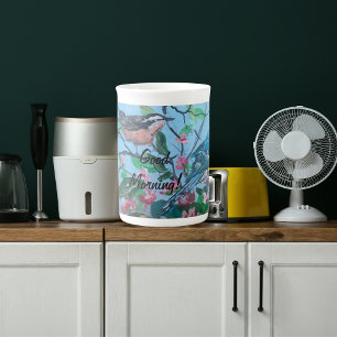 Bejahung "Guten Morgen" einzigartige Kunst Prozellantasse