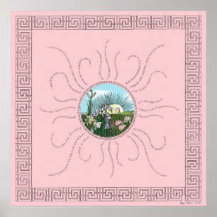 Bejahungen mit Storybook Sunrise Poster