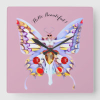 Bejewele Lady Butterfly Art Deco Bild