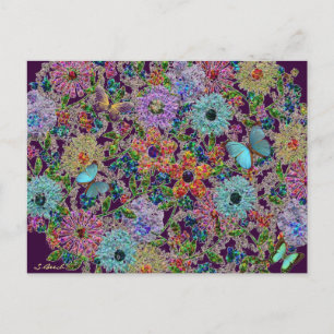 Bejewele Postkarte