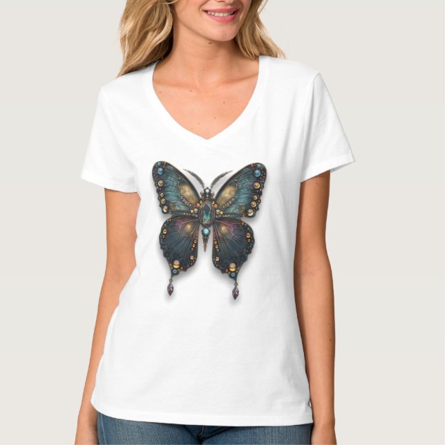 Bejeweled Butterfly Women's T-Shirt (Vorderseite)