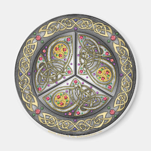 Bejeweled Celtic Shield Magnet