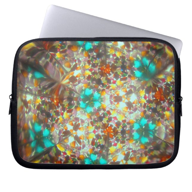 Bejeweled Kaleidescope für November Laptopschutzhülle (Vorderseite)