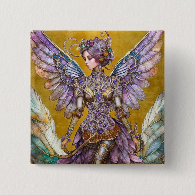 Bejeweled Sugar Plum Fairy Button (Vorderseite)