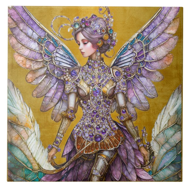 Bejeweled Sugar Plum Fairy Fliese (Vorderseite)