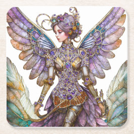 Bejeweled Sugar Plum Fairy Rechteckiger Pappuntersetzer