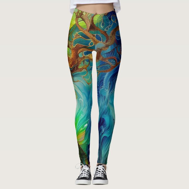 Bejeweled Tree of Life Leggings (Vorderseite)