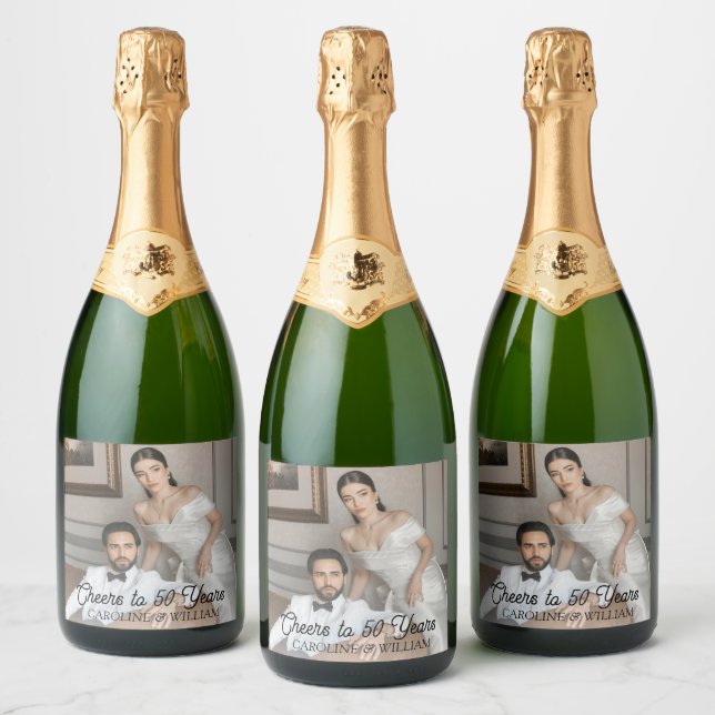 Bejubelt das 50-jährige Party Drink Label (Flaschen)