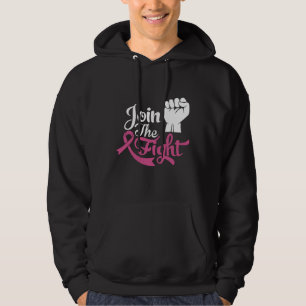 Bekämpfen Sie das Bewusstsein für Brustkrebs Hoodie