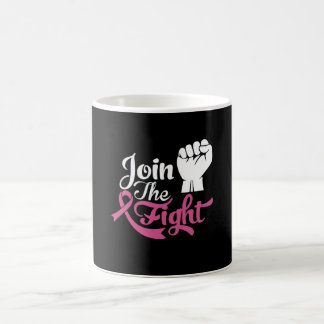 Bekämpfen Sie das Bewusstsein für Brustkrebs Kaffeetasse