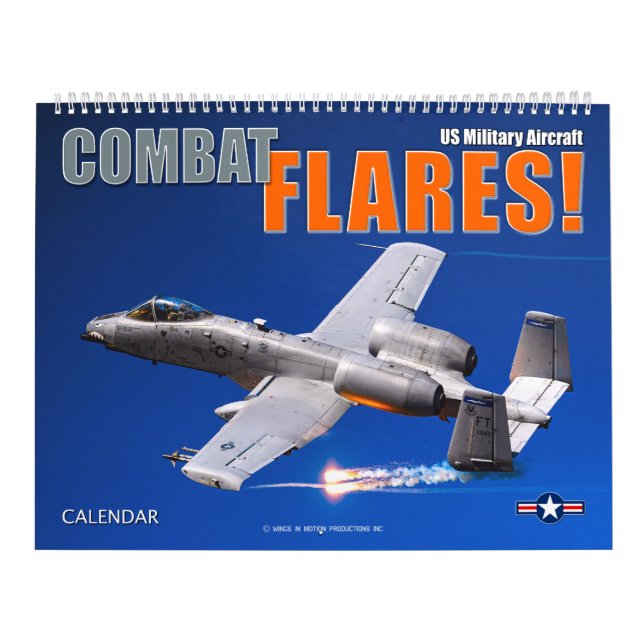 BEKÄMPFEN SIE FLARES! US-Militärflugzeug Kalender (Titelbild)