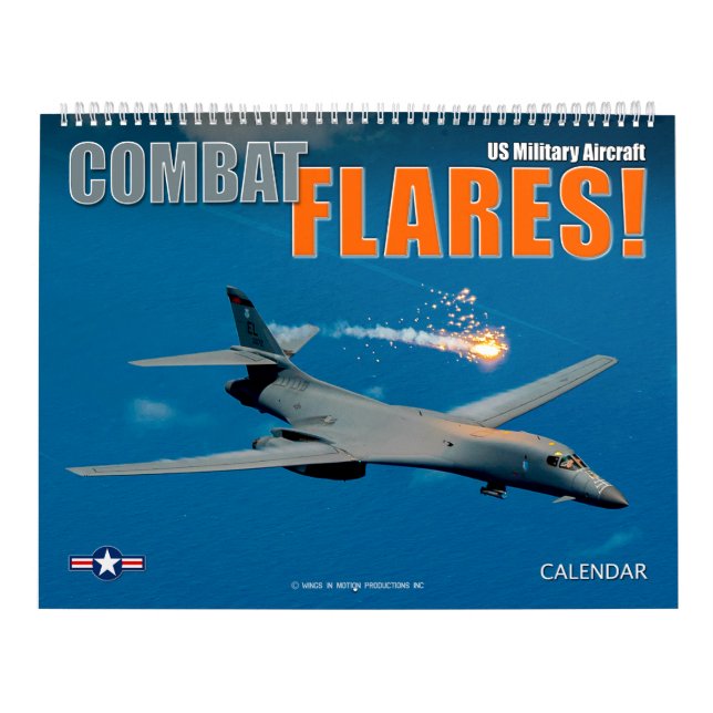BEKÄMPFEN SIE FLARES! US-Militärflugzeug Kalender (Titelbild)